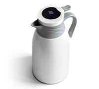 Bouteille Isotherme 1,9L, Bouilloires Isothermes Sous Vide, Carafe Thermique Double Paroi, Isolation 24H Chaud et Froid, Pour Thé Café et Boissons Chaudes