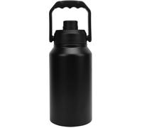 Bouteille isotherme 3L - acier inox 316 - poignée - sport, camping, fitness - noir
