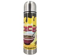 Bouteille isotherme 45 ollection LOUISE modèle "Le meilleur cacao" jaune