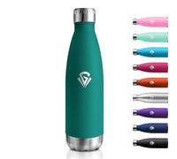 Bouteille Isotherme 500ml, Gourde Isotherme Étanche, Gourde Inox Réutilisable, Bouteille d'eau sans BPA, Double Paroi, Gourde Métal Durable pour École, Sport, Bureau, Gym, Yoga, Camping, Randonnée