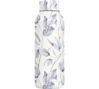 Bouteille Isotherme 510 ml au Décor Floral Bouquet Etanche Gris