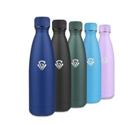 Bouteille Isotherme 750ml, Gourde Métal Réutilisable, Bouteille d'eau sans BPA, Gourde Sport Étanche, Gourde Isotherme Double Paroi pour École, Bureau, Sport, Yoga, Femme, Homme, Camping, Randonnée