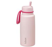 Bouteille Isotherme à Bec rabattable b.box, Acier Inoxydable Triple Couche, Garde les Boissons Froides jusqu’à 44 Heures, Couvercle Antifuite avec Paille en Acier Inoxydable, Sans BPA, 690 ml