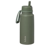 Bouteille Isotherme à Bec rabattable b.box, Acier Inoxydable Triple Couche, Garde les Boissons Froides jusqu’à 44 Heures, Couvercle Antifuite avec Paille en Acier Inoxydable, Sans BPA, 690 ml