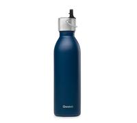 Qwetch Gourde isotherme Active avec bouchon sport Bleu marine 600 ml