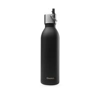Qwetch - Active w/ Bouchon Sport - Bouteille isotherme Noir - 600 ml