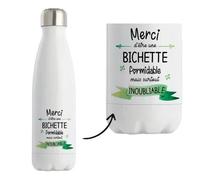 Bouteille Isotherme - Bichette - 500 Ml - Acier Inoxydable - Mixte - Design Moderne Multicolore