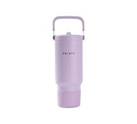 Bouteille isotherme CHiATO Home freshSIP Soft Lavender avec couvercle à paille rabattable, 946 ml - lavande