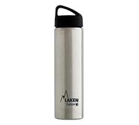 Bouteille isotherme Classique de Laken en acier inoxydable avec isolation sous vide et goulot large 750 ml Argent