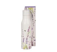 Bouteille isotherme de 500 ml en acier inoxydable 18/8, lavande classique, sans BPA, pour boissons chaudes et froides, avec dragonne et boîte cadeau