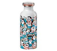 Bouteille isotherme de voyage, 500 ml, à double paroi, dimensions : 7,3 cm de diamètre x 21,2 cm de hauteur