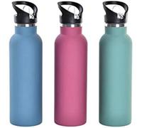 Bouteille Isotherme - Dkd Home Decor - Standard - Acier Inoxydable - 7,2 X 7,2 X 27 Cm - Mixte Multicolore
