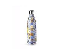 IBILI - Bouteille Isotherme Lisboa, 500 ml, Acier Inoxydable 18/10, Double Paroi, Réutilisable