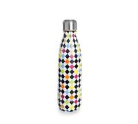 Ibili - Bouteille Isotherme Arlequin, 500 ml, Acier Inoxydable 18/10, Double Paroi, Réutilisable