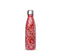 Bouteille isotherme double paroi en Inox Qwetch 500 ml Fleurs Rouge