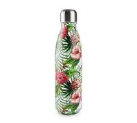 Ibili - Bouteille Isotherme Jardin, 500 ml, Acier Inoxydable 18/10, Double Paroi, Réutilisable