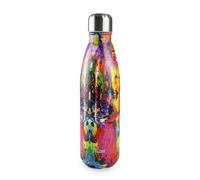 Ibili - Bouteille Isotherme Lienzo, 500 ml, Acier Inoxydable 18/10, Double Paroi, Réutilisable