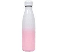Bouteille Isotherme Embossée "Nœuds" 50cl Rose & Blanc Rose