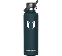 Bouteille isotherme en acier inoxydable, 1000 ml, modèle C-Jade FlipFlow, avec paille, sans BPA