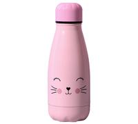 Bouteille isotherme en acier inoxydable 26cl ANIMAUX chat rose