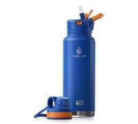 Bouteille isotherme en acier inoxydable 40 oz, bleue