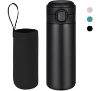 Bouteille isotherme en acier inoxydable, 450 ml, bouteille en acier inoxydable à isolation sous vide, sans BPA