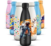 Bouteille isotherme en acier inoxydable à double paroi Unyqoos® de 500 ml, isolée sous vide (24 heures pour les boissons froides / 12 heures pour les boissons chaudes), en acier inoxydable 304, sans B
