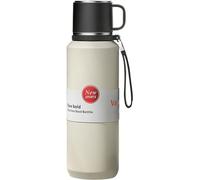 Bouteille isotherme en acier inoxydable avec filtre multicouche, bouteille isotherme pour boissons chaudes et froides, 1 litre, conservation pendant 24 heures, gobelet étanche à isolation sous vide av