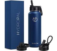 Bouteille isotherme en acier inoxydable de 1,2 l, bleu cobalt, sans BPA