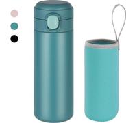 Bouteille isotherme en acier inoxydable de 450 ml avec isolation sous vide - bouteille isotherme pour l'eau - sans BPA