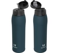 Bouteille isotherme en acier inoxydable, gobelet thermique, différentes capacités : 350 ml, 500 ml, 750 ml, 950 ml. Sans BPA. Étanchéité assurée. Gobelet à café isotherme "Jade", avec 2 couvercles
