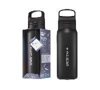 Bouteille isotherme en acier inoxydable LifeStraw Go 2.0 Series Noire (700 ml)