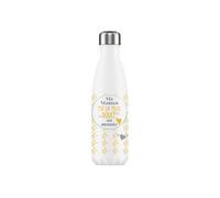 Enesco - Bouteille isotherme en inox Maman La plus douce Blanc G