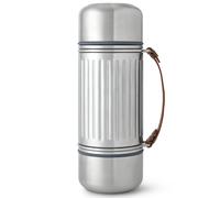 Black+Blum Thermos isotherme Explorer Duo 1 L – acier inoxydable, 2 tasses, anse – Argenté
