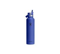 Bouteille isotherme Hydro Flask Standard Mouth Flex Straw Cap Capri Blue, 621 ml