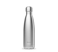 Qwetch Bouteille isotherme Originals inox brossé 500 ml - 24h froid / 12h chaud, étanche