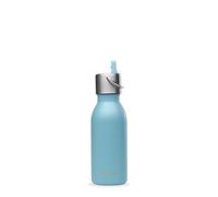 Qwetch Bouteille isotherme inox Matt enfant 350 ml Bleu bouchon pipette