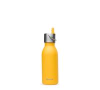Bouteille isotherme inox matt enfant Qwetch Jaune 350 ml