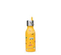 KIDS Bouteille isotherme double paroi en Inox enfant Qwetch 350 ml Honolulu Jaune Curry - Avec bouchon sport