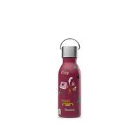 KIDS Bouteille isotherme double paroi en Inox enfant Qwetch 350 ml Yosemite Rouge Grenat