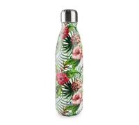 Ibili Bouteille isotherme Jardin 500 ml – Acier inoxydable 18/10, double paroi, réutilisable