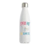 Bouteille Isotherme - J'peux Pas J'ai Trompette - 500 Ml - Acier Inoxydable - Mixte - Design Moderne Multicolore
