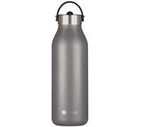 LES ARTISTES Paris A-2398 Bottle'Up 2.0, 1,5 litre, Gourde isotherme sans BPA, Réutilisable, Garde au chaud 12h et au froid 24h, Poignée, Acier Inoxydable, Design Grey