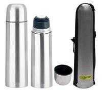 Bouteille isotherme - Maestro - 750ml - Acier inoxydable - Sac de transport - Mixte