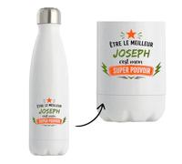 Bouteille isotherme Meilleur Joseph Super Pouvoir cadeau homme anniversaire