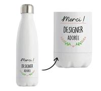Bouteille Isotherme - Planetee - Modèle Moderne - 500 Ml - Acier Inoxydable - Mixte Multicolore