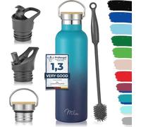 Bouteille isotherme pour l'eau, 500 ml, 750 ml, 1 litre - Bouteilles à double paroi pour boissons chaudes et froides