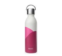 Qwetch Bouteille isotherme Active Horizon – anse inox recyclé – 24h froid / 12h chaud – Gris 600 ml