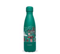 Bouteille isotherme Qwetch France Pays Basque Vert 500 ml