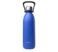 Bouteille isotherme Qwetch Inox Bleu